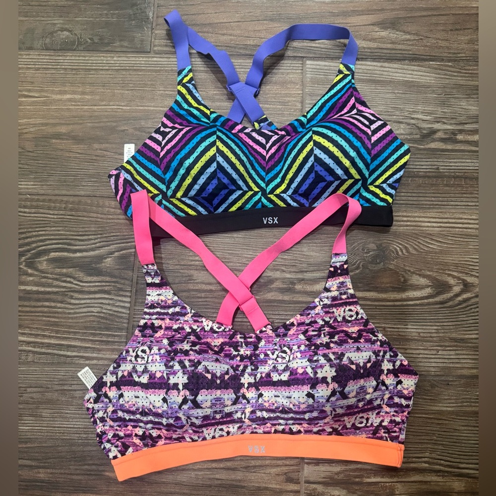 VSX Victoria’s Secret lightweight sports bra set of 2